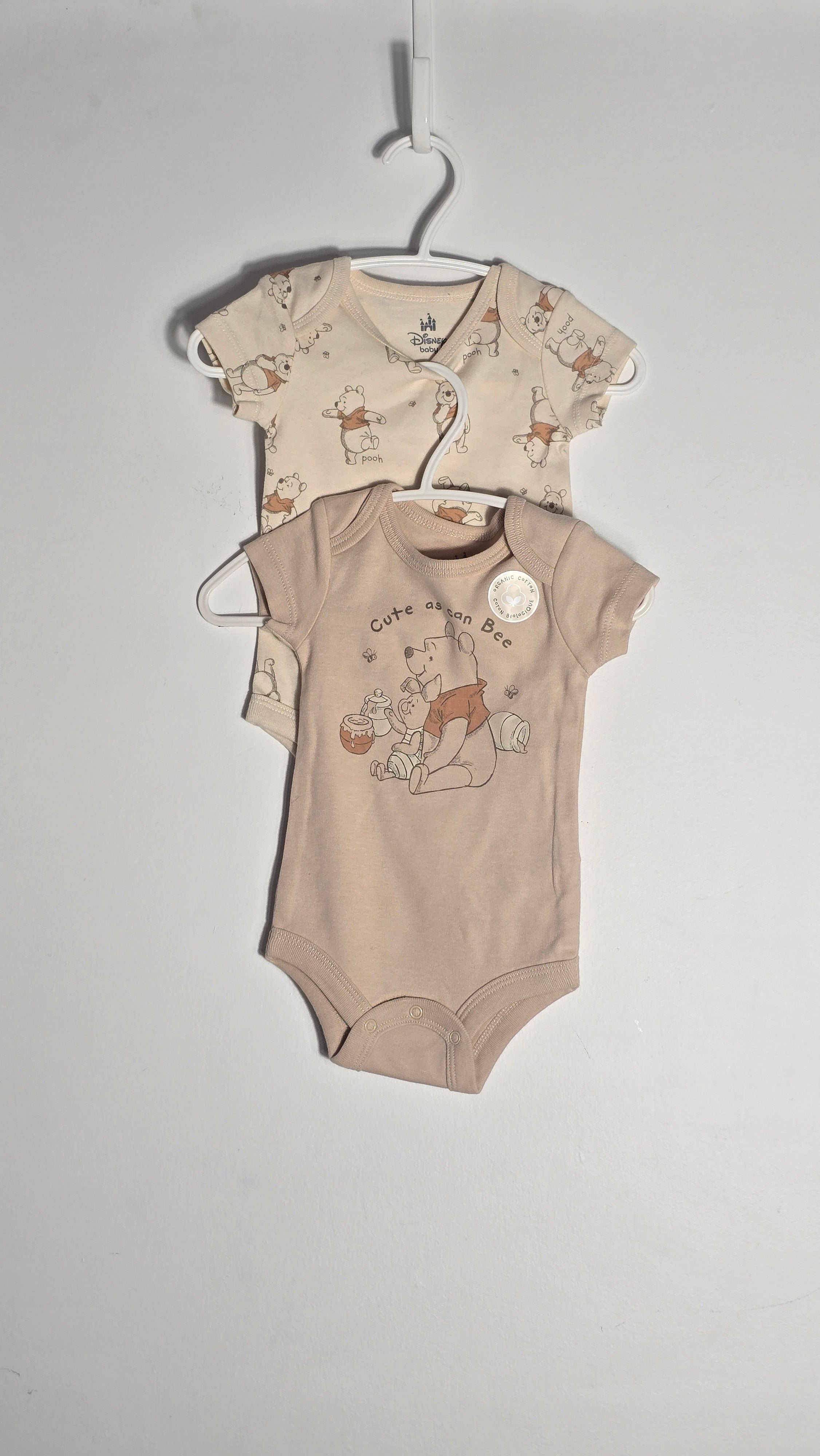 Lot de 2 bodies Winnie l'ourson | Disney Baby | 0M *neufs