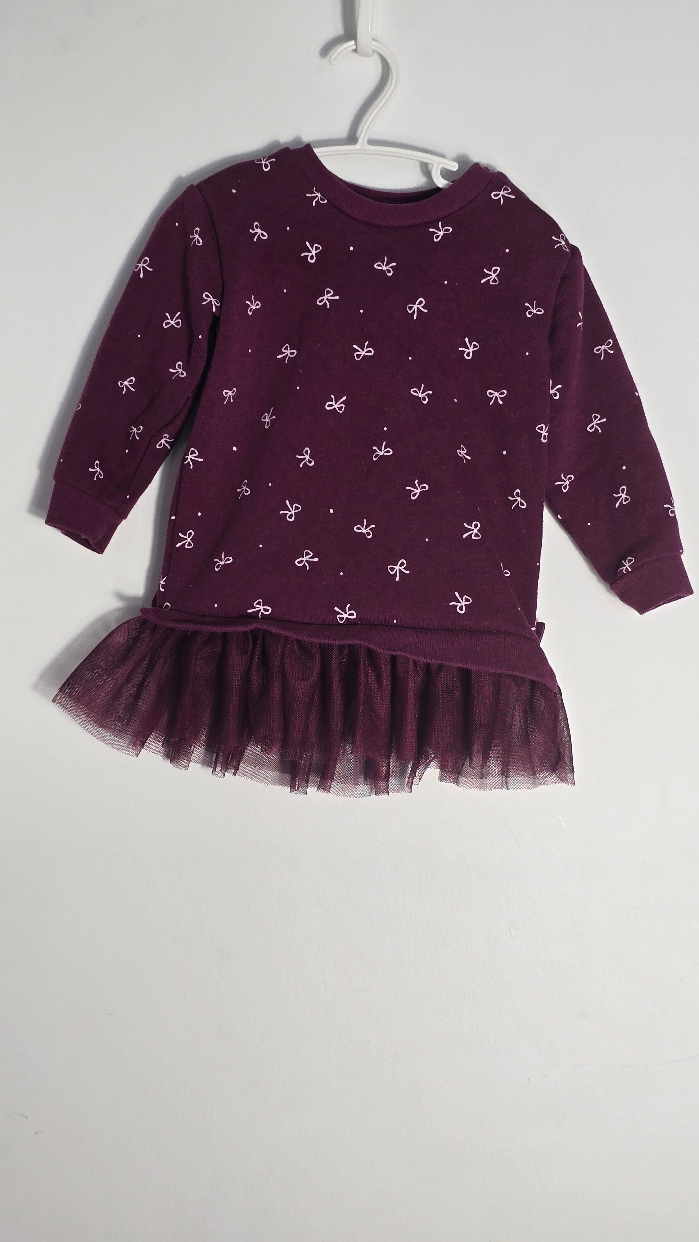 Tunique boucles en molleton et tulle | Btween | 2T