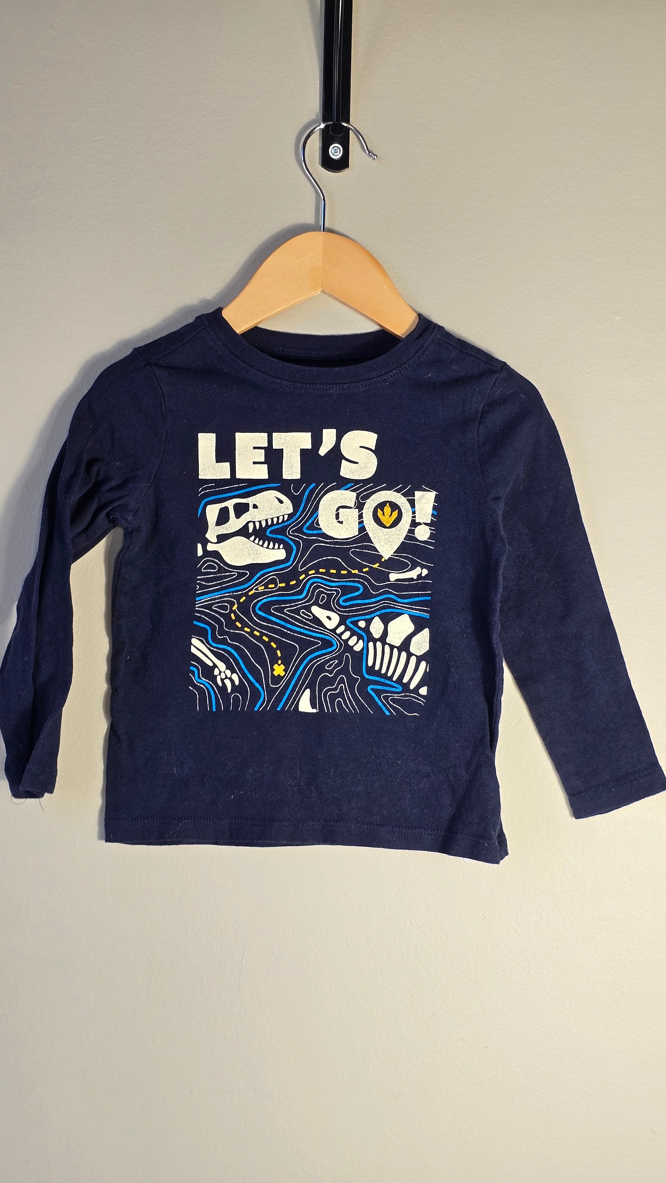 Chandail à manches longues | Old navy | 3T *Dessin moyennement effacé