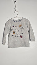 Crewneck | George | 2T *Dessins légèrement craqués