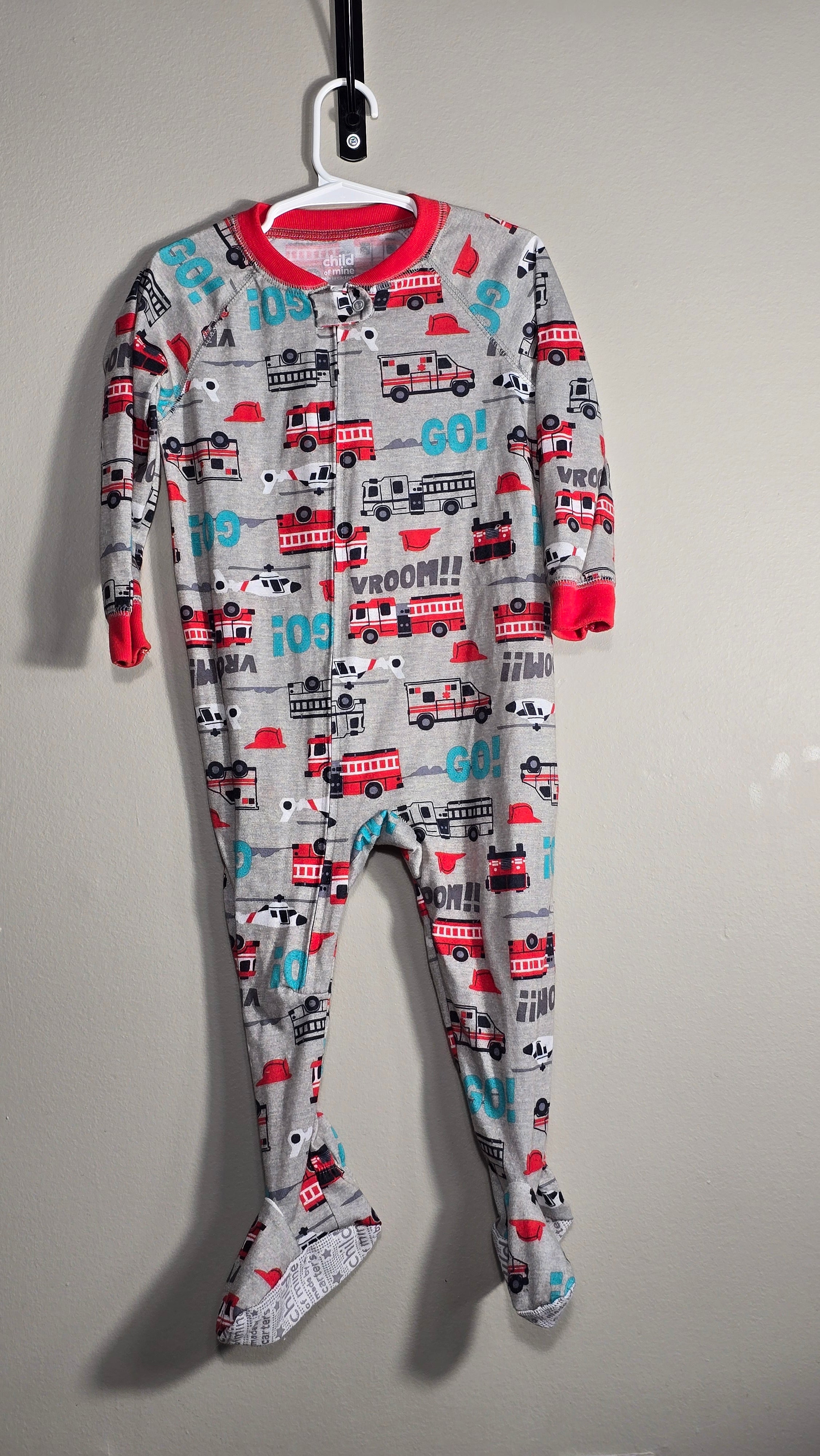 Pyjama une pièce véhicules d'urgence | Child of mine by Carter's | 2T