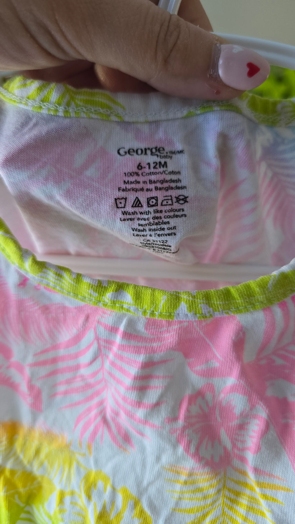 Camisole à nœud George 6-12 mois
