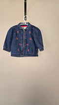 Veste en jeans à fleurs brodées | Carter's | 6 mois