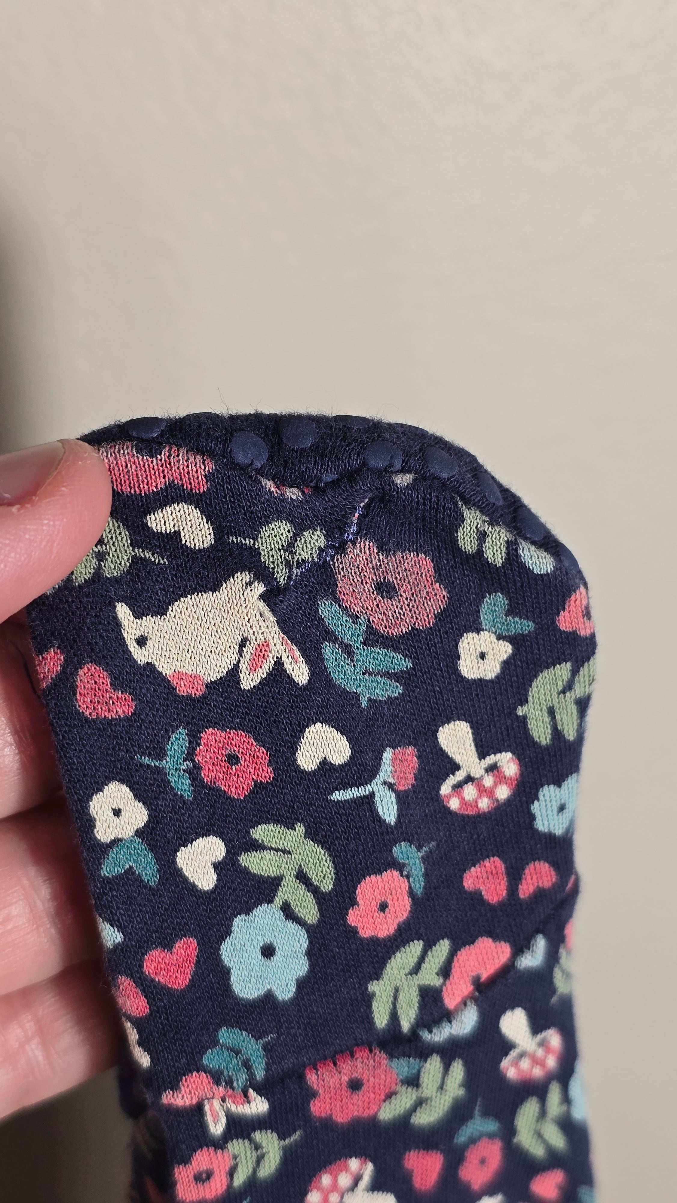 CONS JFR | Pyjama lapin fleuri | George | 6-12 mois *Pied recousu