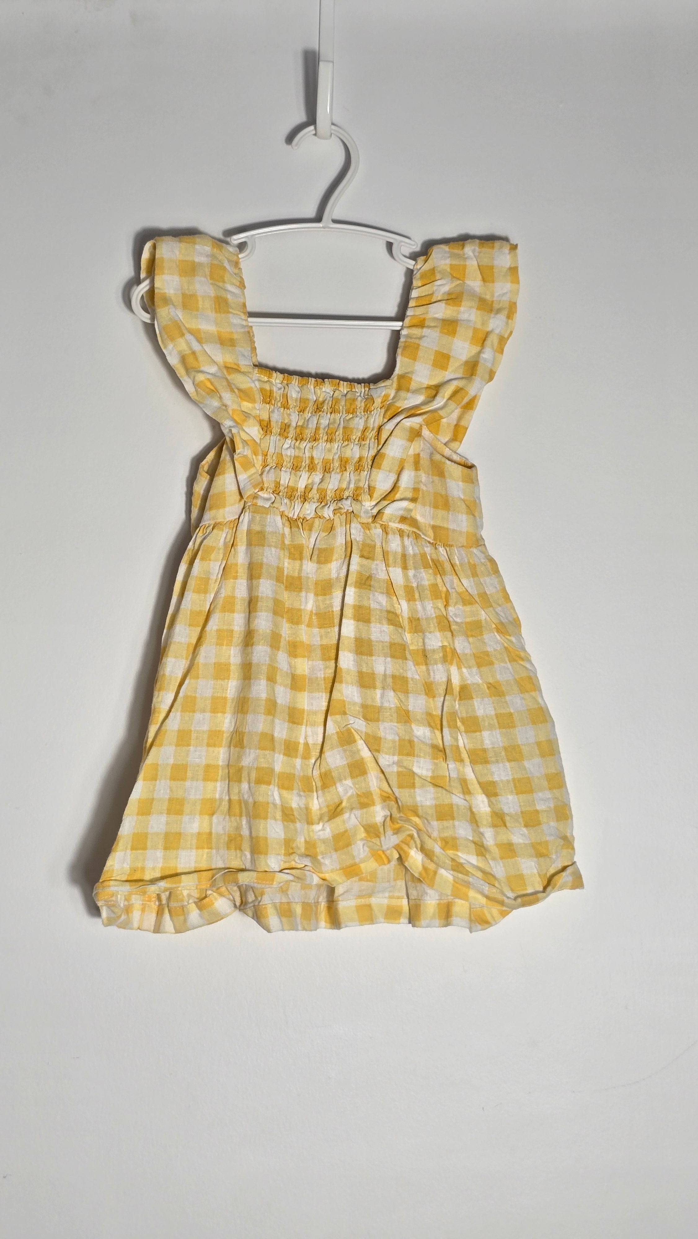 Robe à carreaux 100% lin | Zara | 18-24 mois
