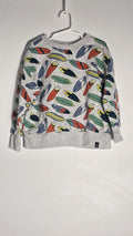 Crewneck planches de surf | Deux par deux | 6 ans