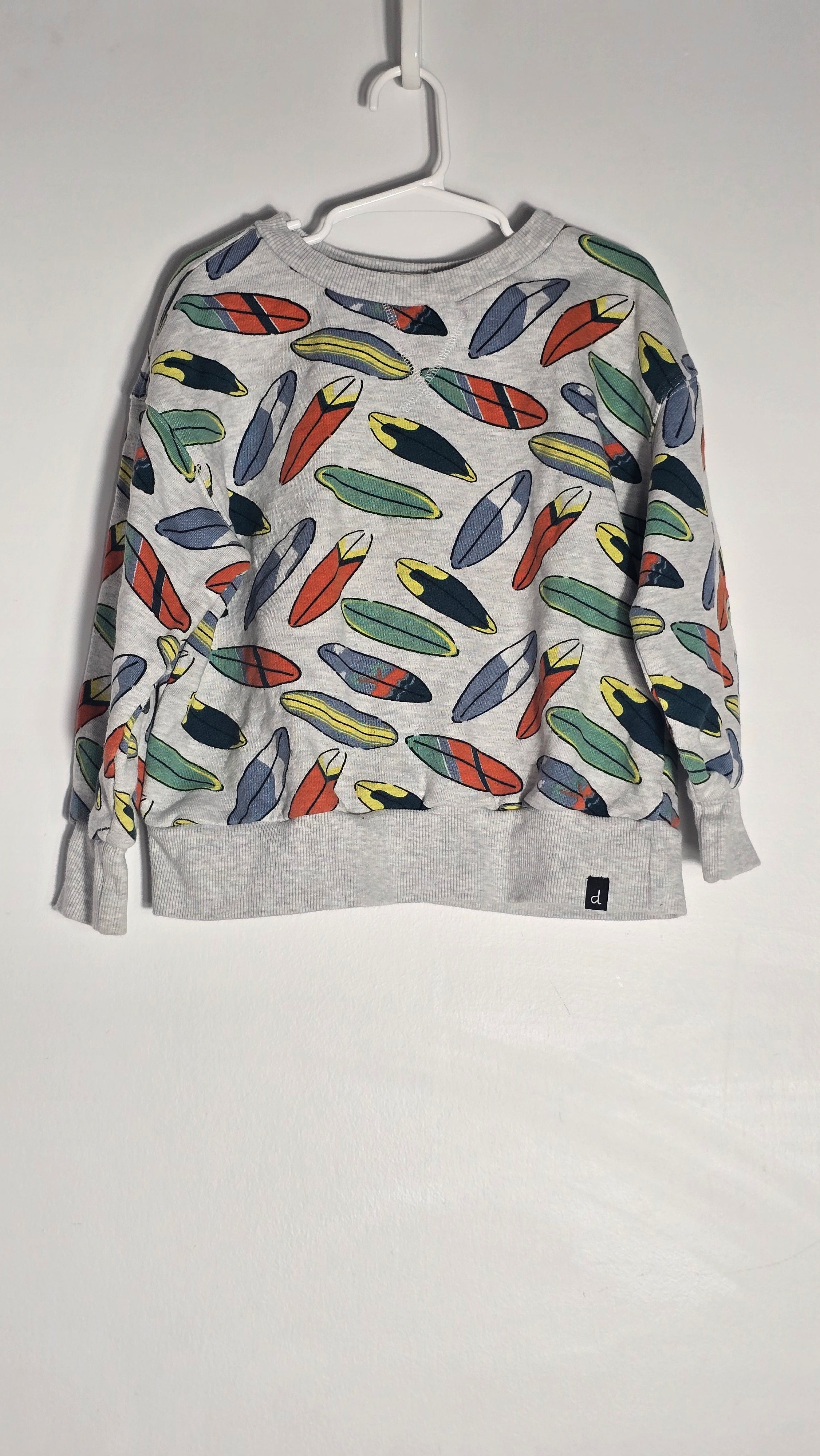 Crewneck planches de surf | Deux par deux | 6 ans