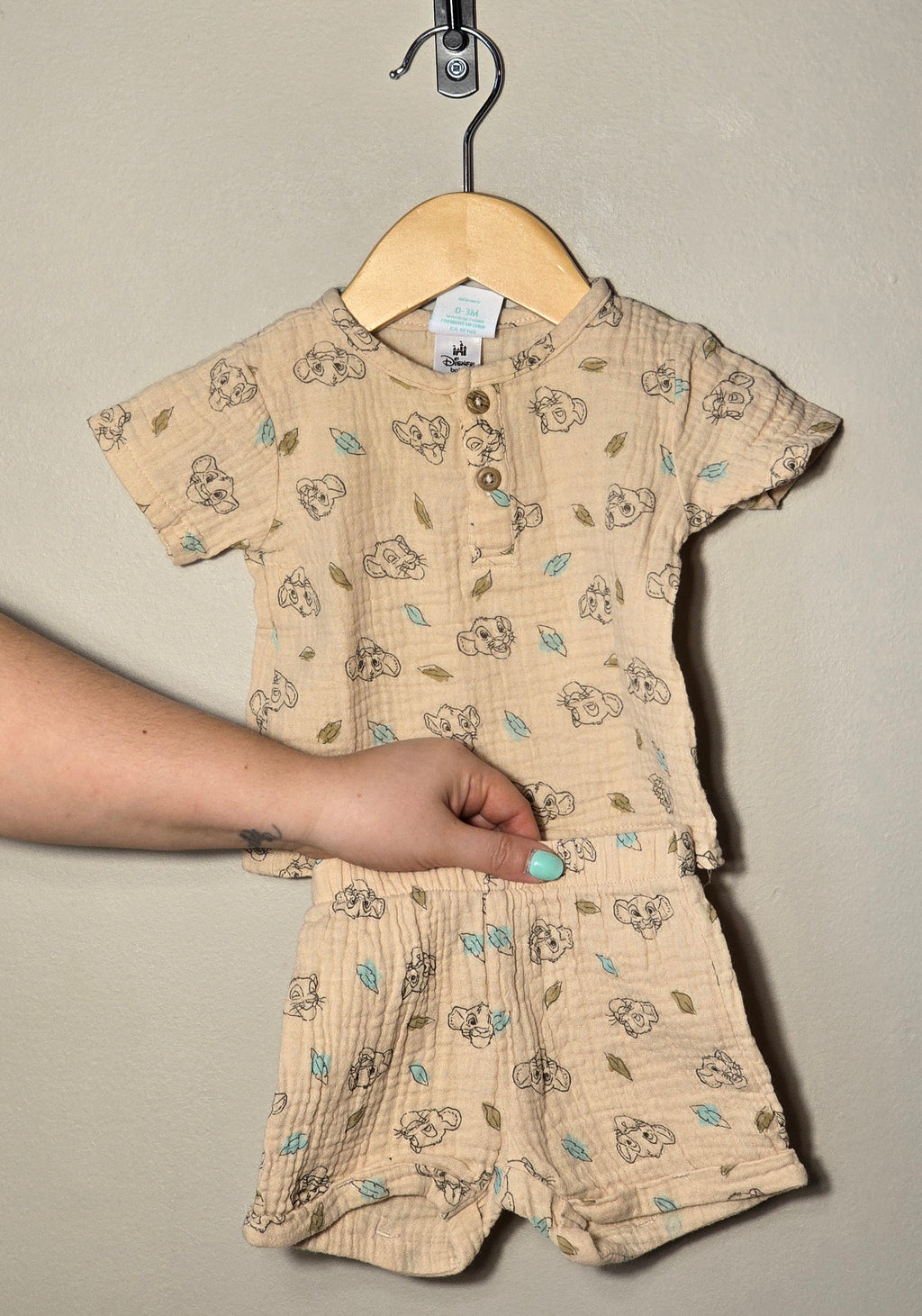 Ensemble short Disney Baby 0-3 mois
