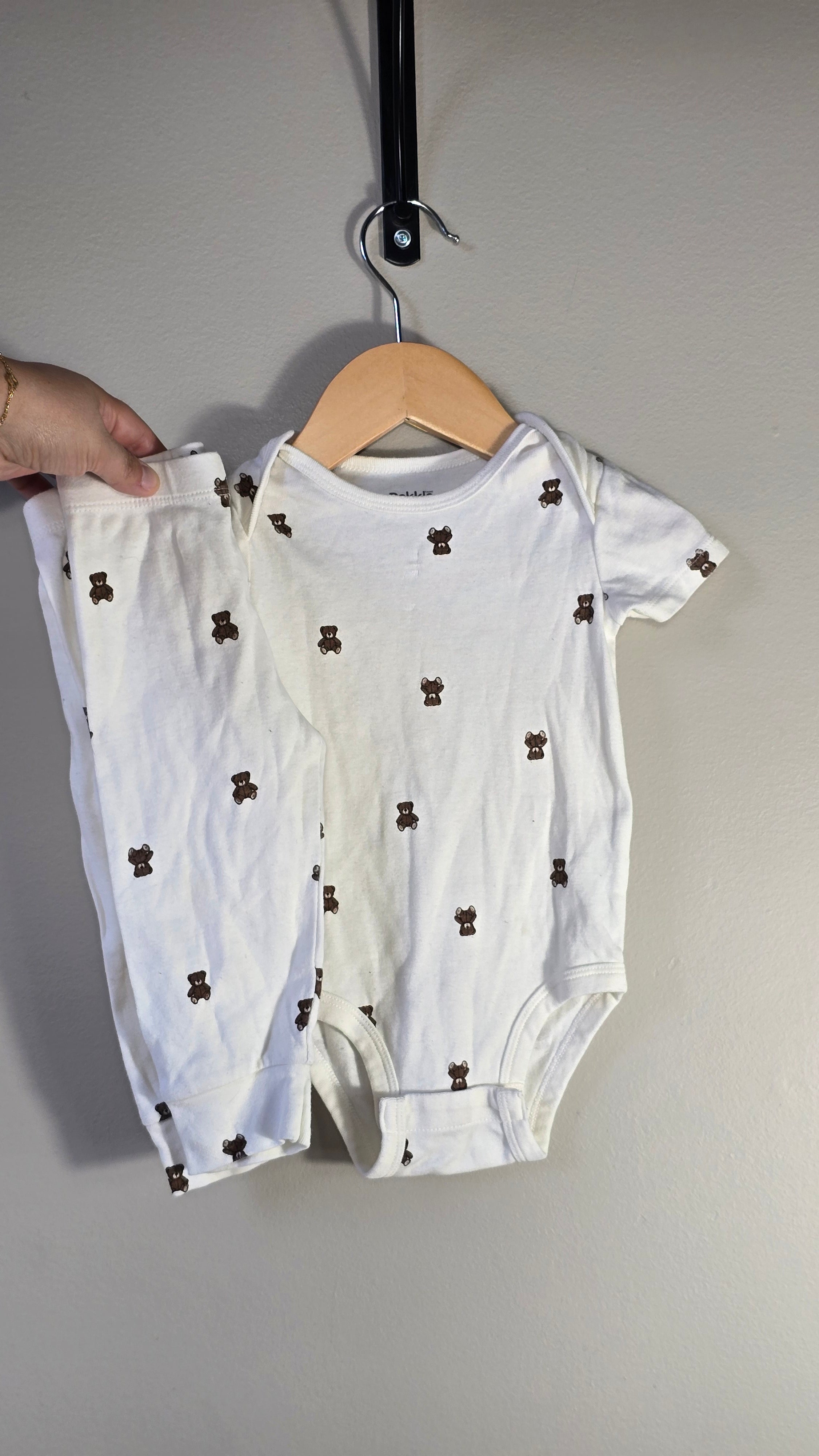 Ensemble cache-couche et pantalon ourson | Pekkle | 12 mois