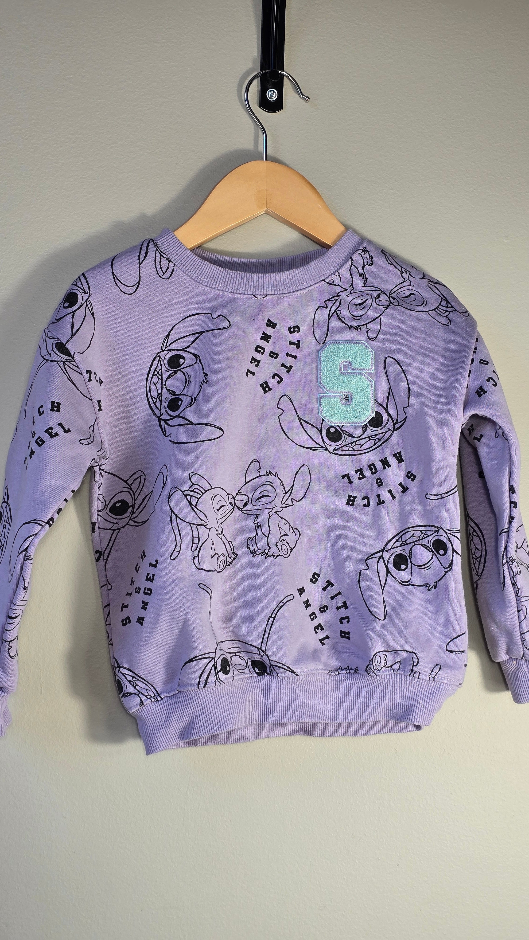 Crewneck Stitch & Angel | Disney | 4T