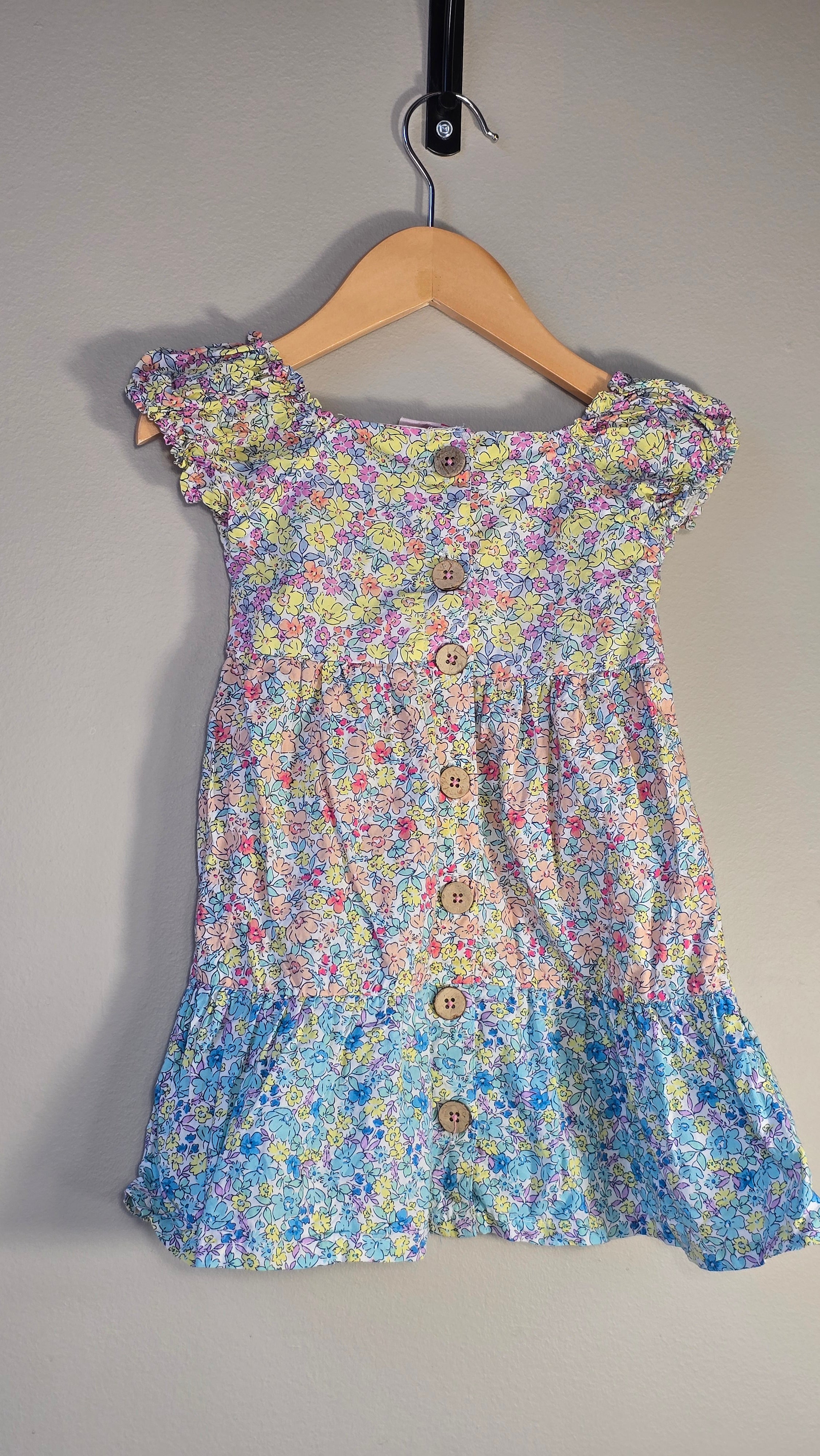 Floral Button-Up Dress | Penelope Mack | 2T