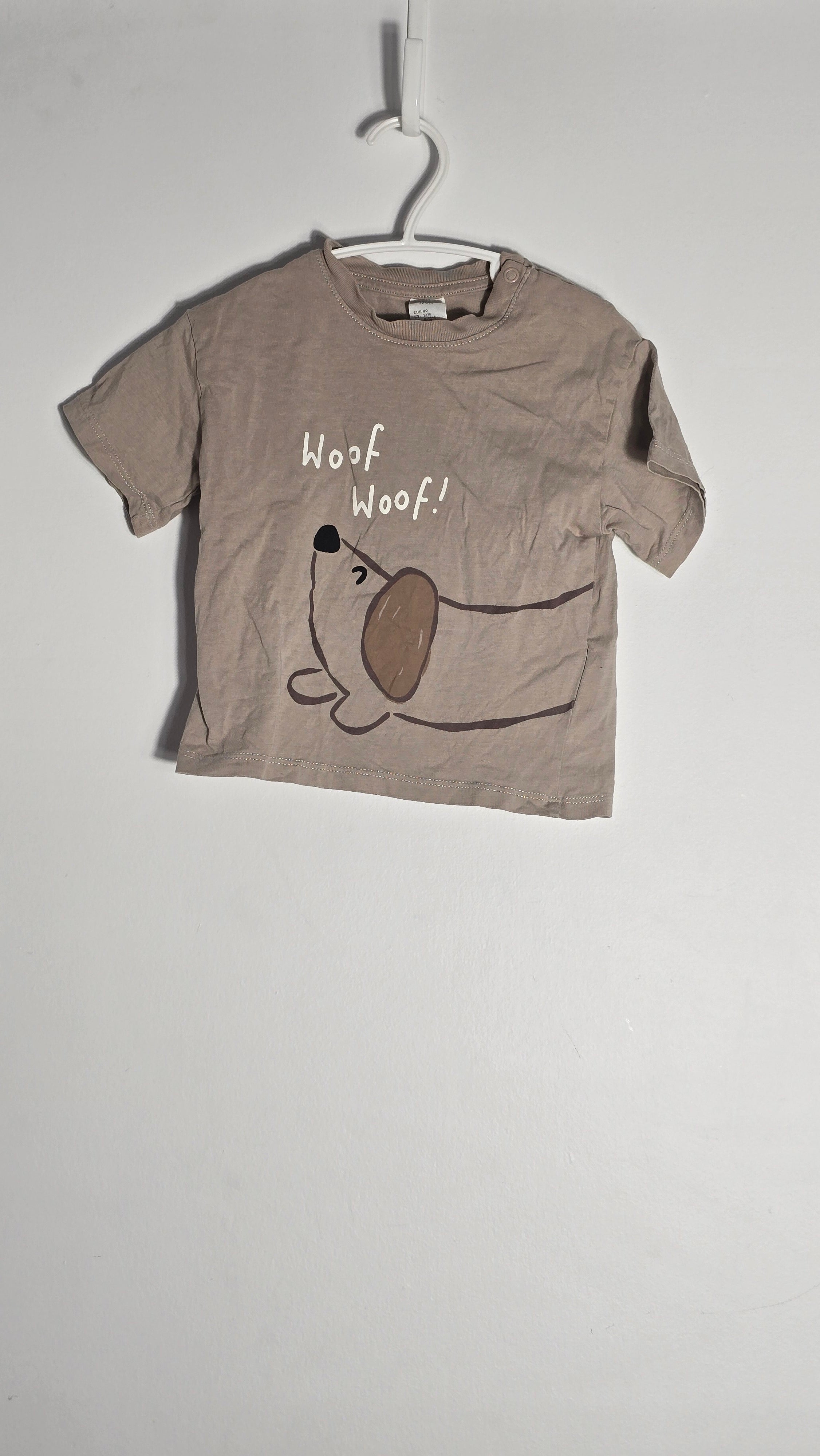 T-shirt chien | H&M | 9-12 mois