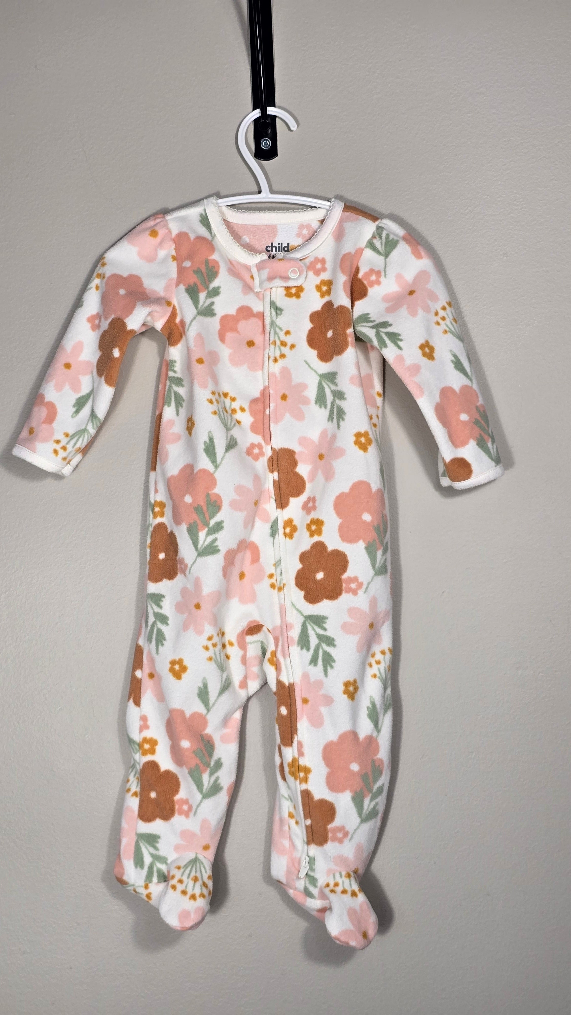 CONS JFR | Pyjama fleuri en polar | Carter's | 6-9 mois