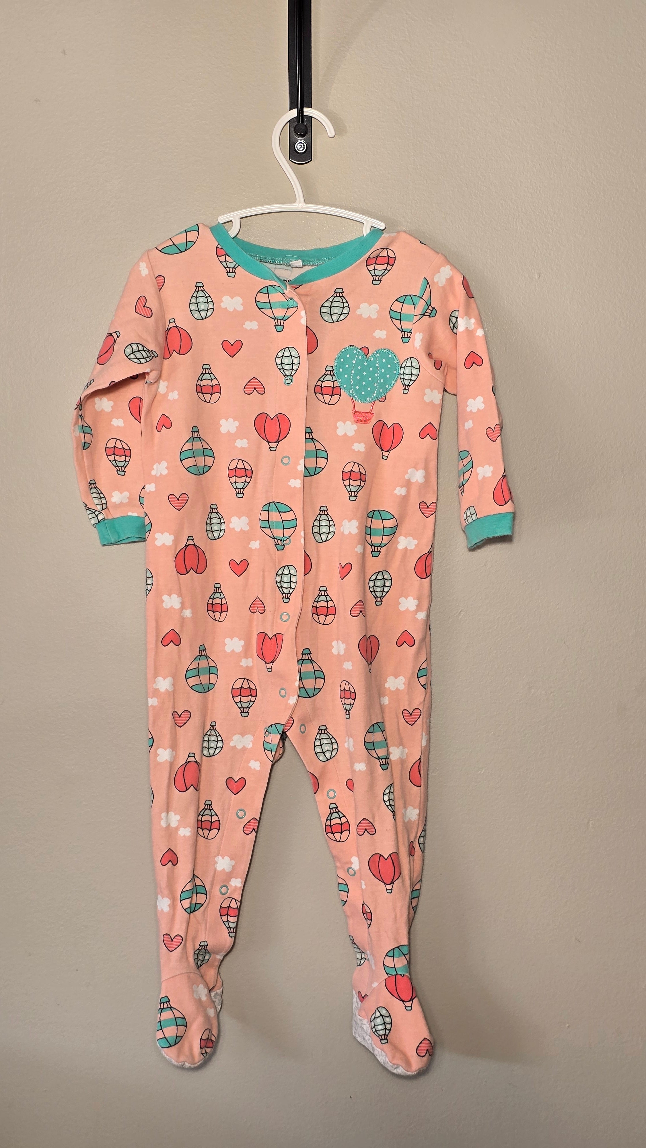 Pyjama montgolfières à boutons | Pekkle | 18 mois