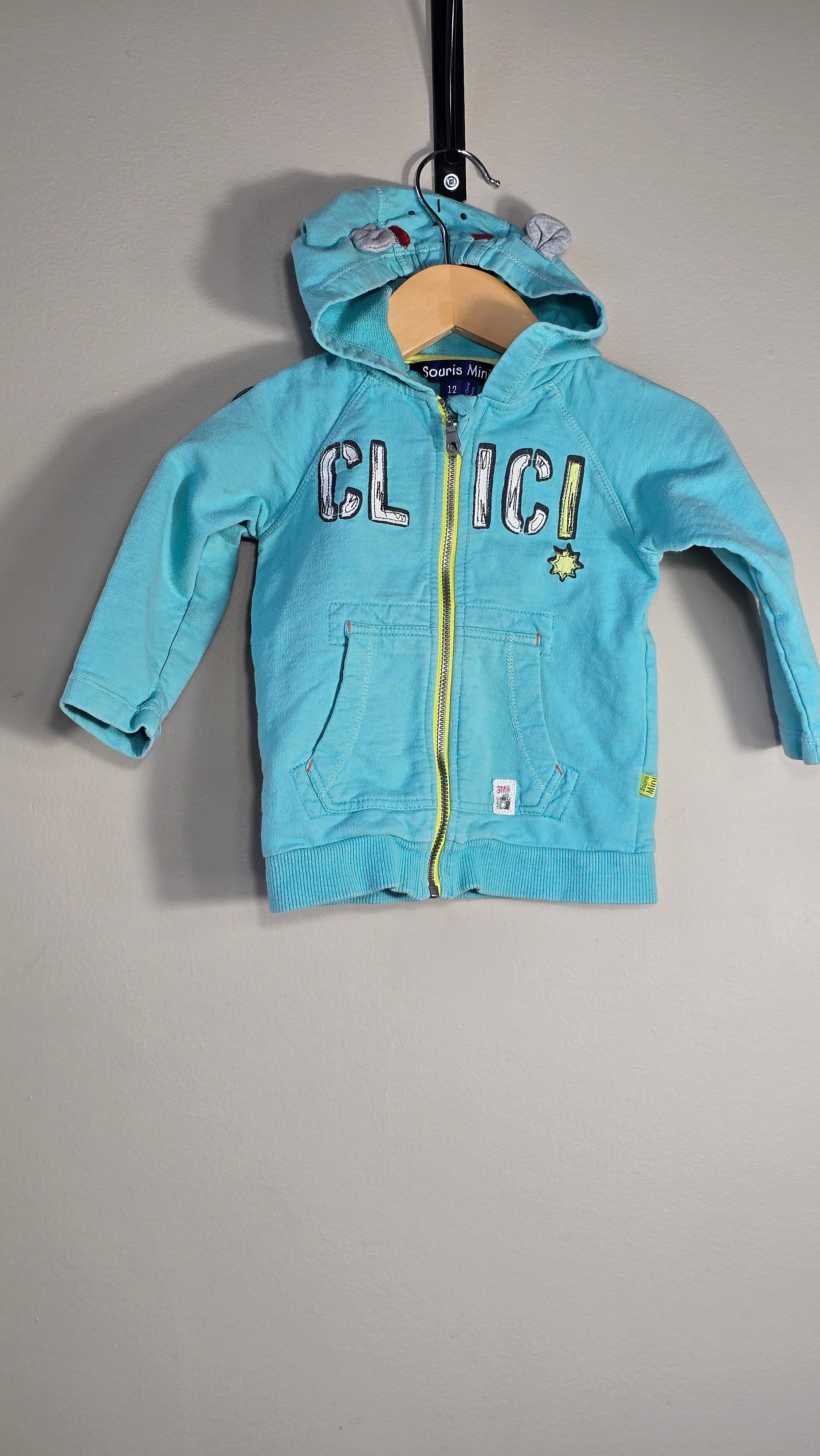 Veste Clic | Souris Mini | 12 mois