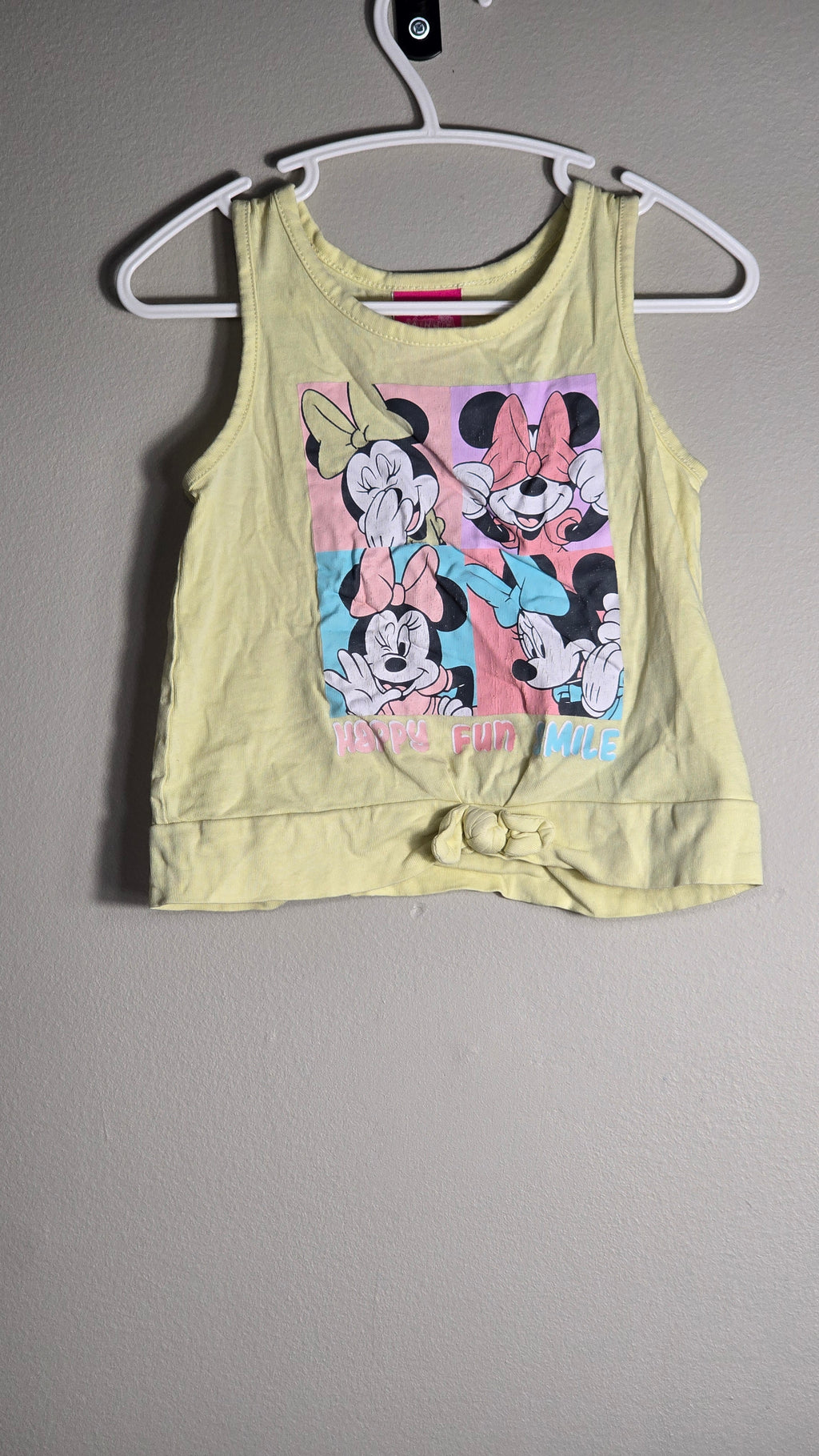 Camisole à noeud Minnie | Disney | 3T *Petite tache et dessin un peu craqué
