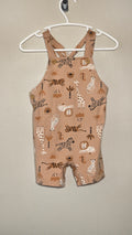 Salopette short animaux de la jungle | Pekkle | 12 mois
