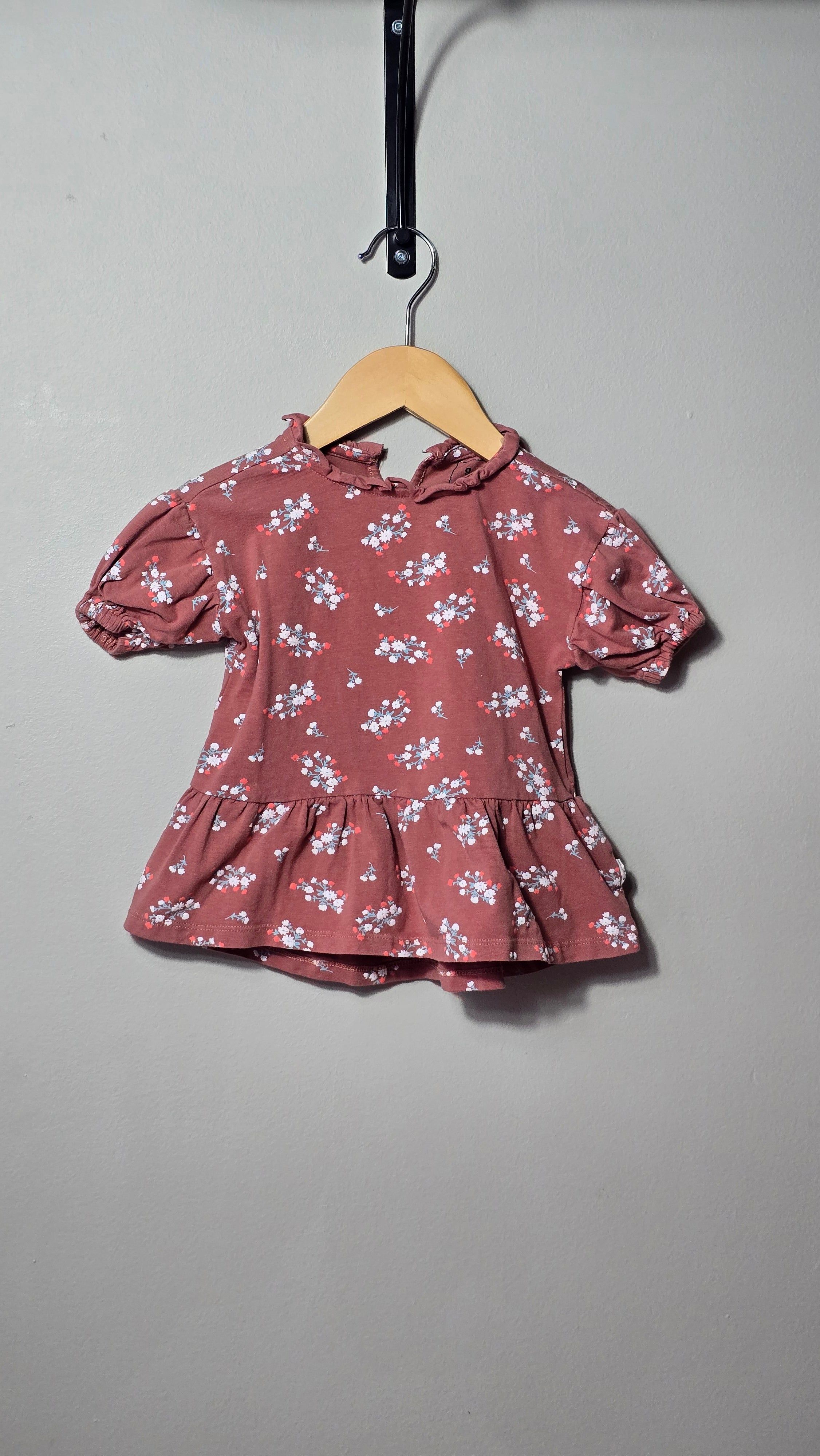 Chandail peplum Gagou 9 mois *léger mousseux