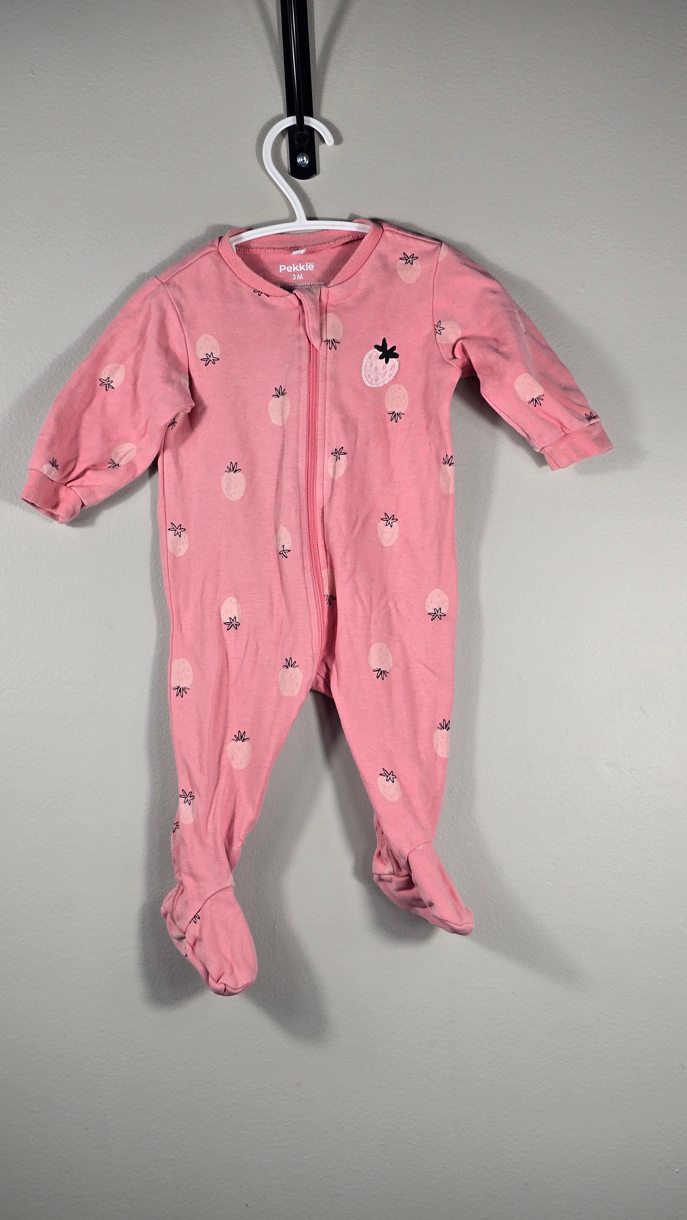 Pyjama fraises | Pekkle | 3 mois *Un peu mousseux