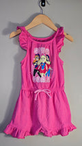 "Squad Goals" Romper | DC Superhero Girls | Size 6 *non-functional drawstring