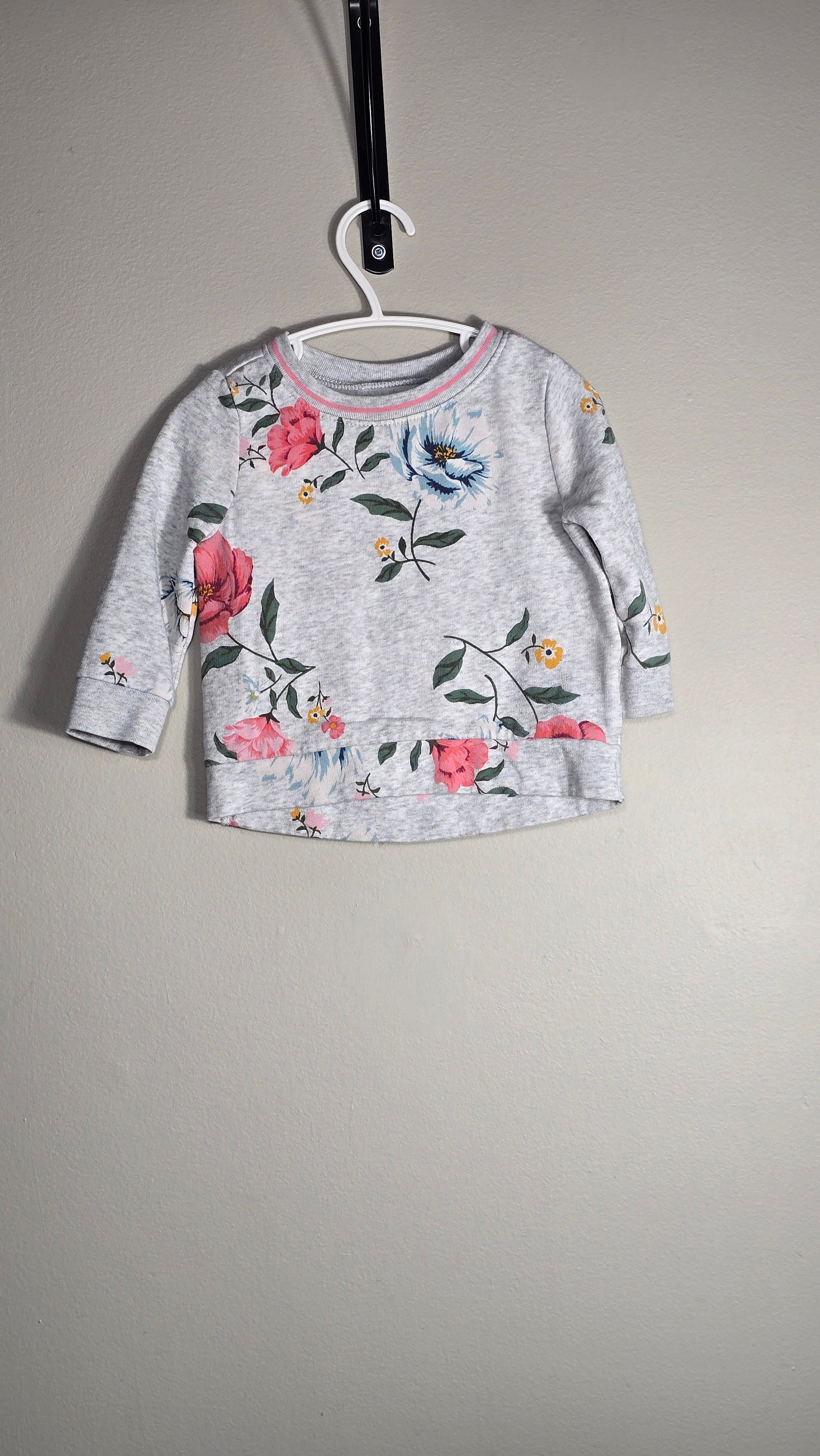 Crewneck fleuri | Old Navy | 12-18 mois