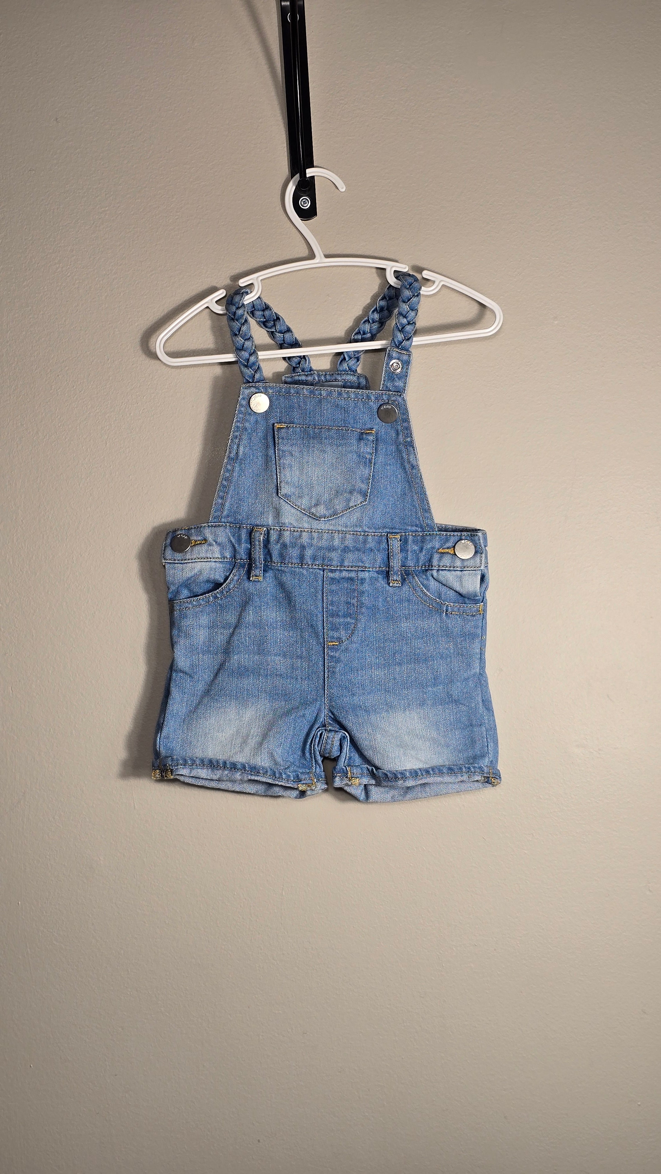 Short salopette en jeans | Baby Gap | 12-18 mois