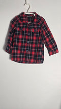 Chemise à carreaux en flanelle | Vamos | 24 mois