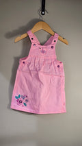 Robe salopette à broderies fleuries | Souris Mini | 18 mois