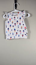 Camisole crème glacée | Fait par une maman (Cie QC) | 6-12 mois *Un peu mousseuse