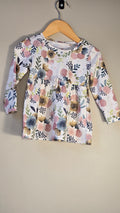Floral Tunic | Three Sheep | 18 months *Super soft, non-functional drawstring
