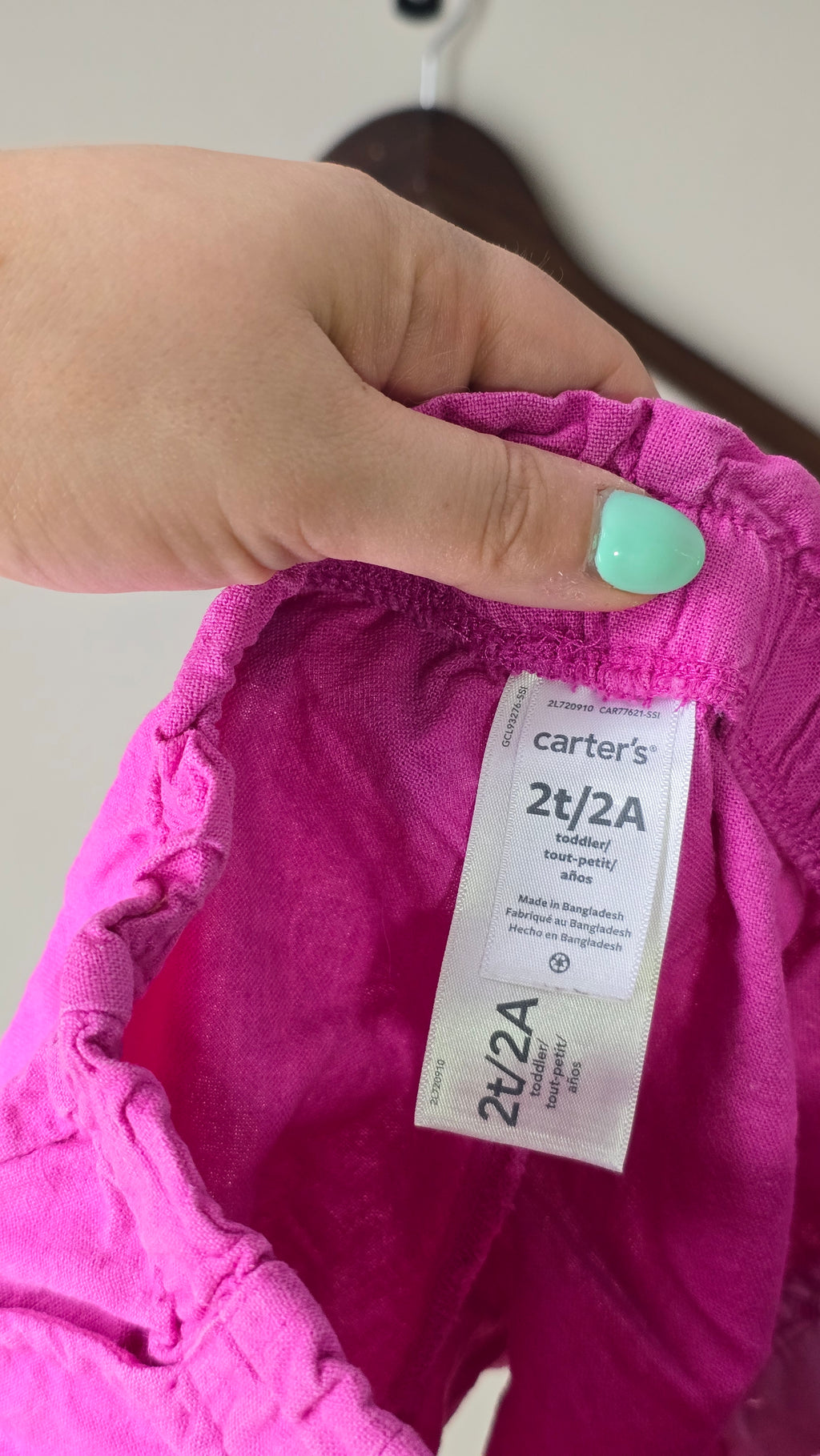 Short Carter's 2T