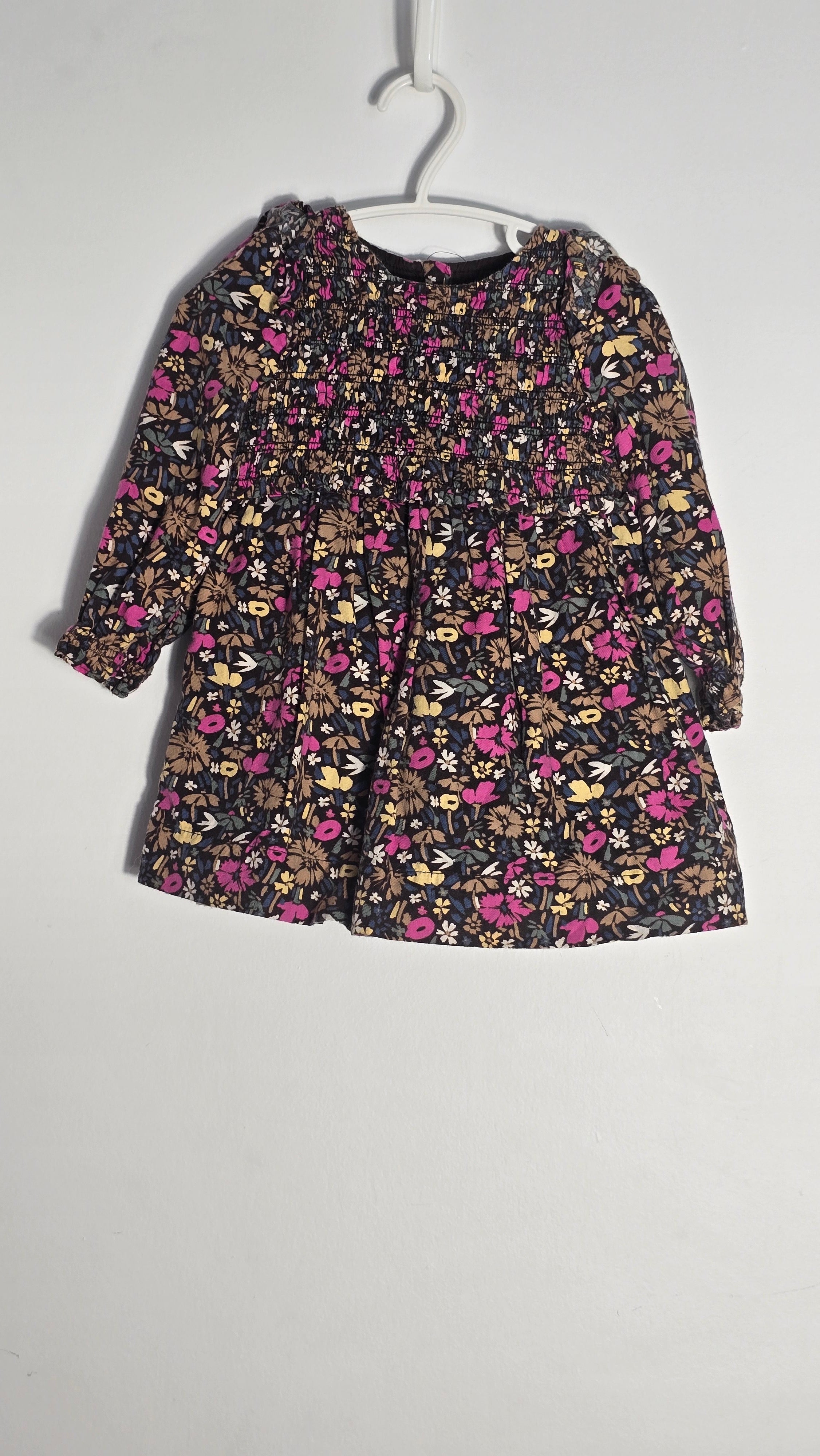 Robe doublée fleurs automnales | Baby Gap | 18-24 mois