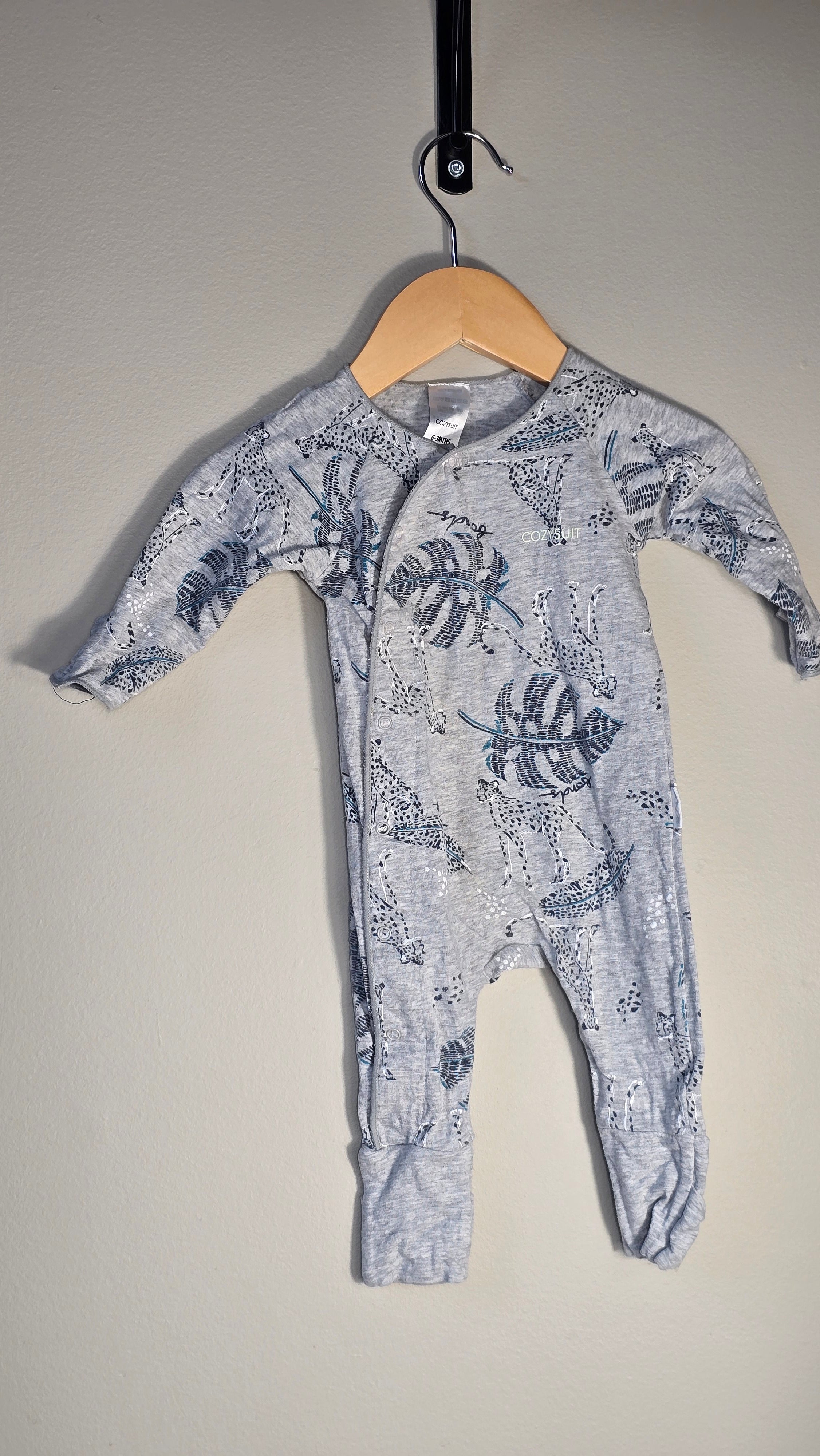 Leopard Cozysuit | Bodysuits | 0-3 months