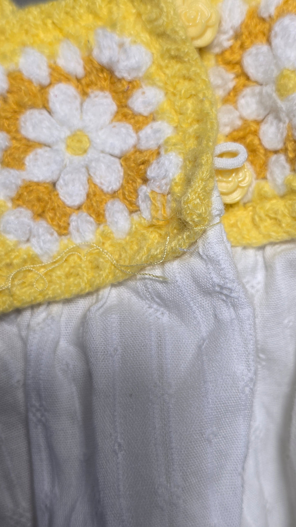Camisole avec le haut crocheté | Haute hippie | 12 mois *fils tirés