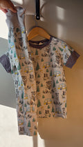 Pyjama 2 pièces camping | Pure colour baby (confection Canadienne) | 3-5T