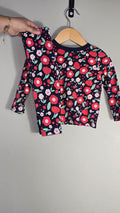 Pyjama fleuri 2 pièces | Joe Fresh | 12-18 mois *Comme neuf