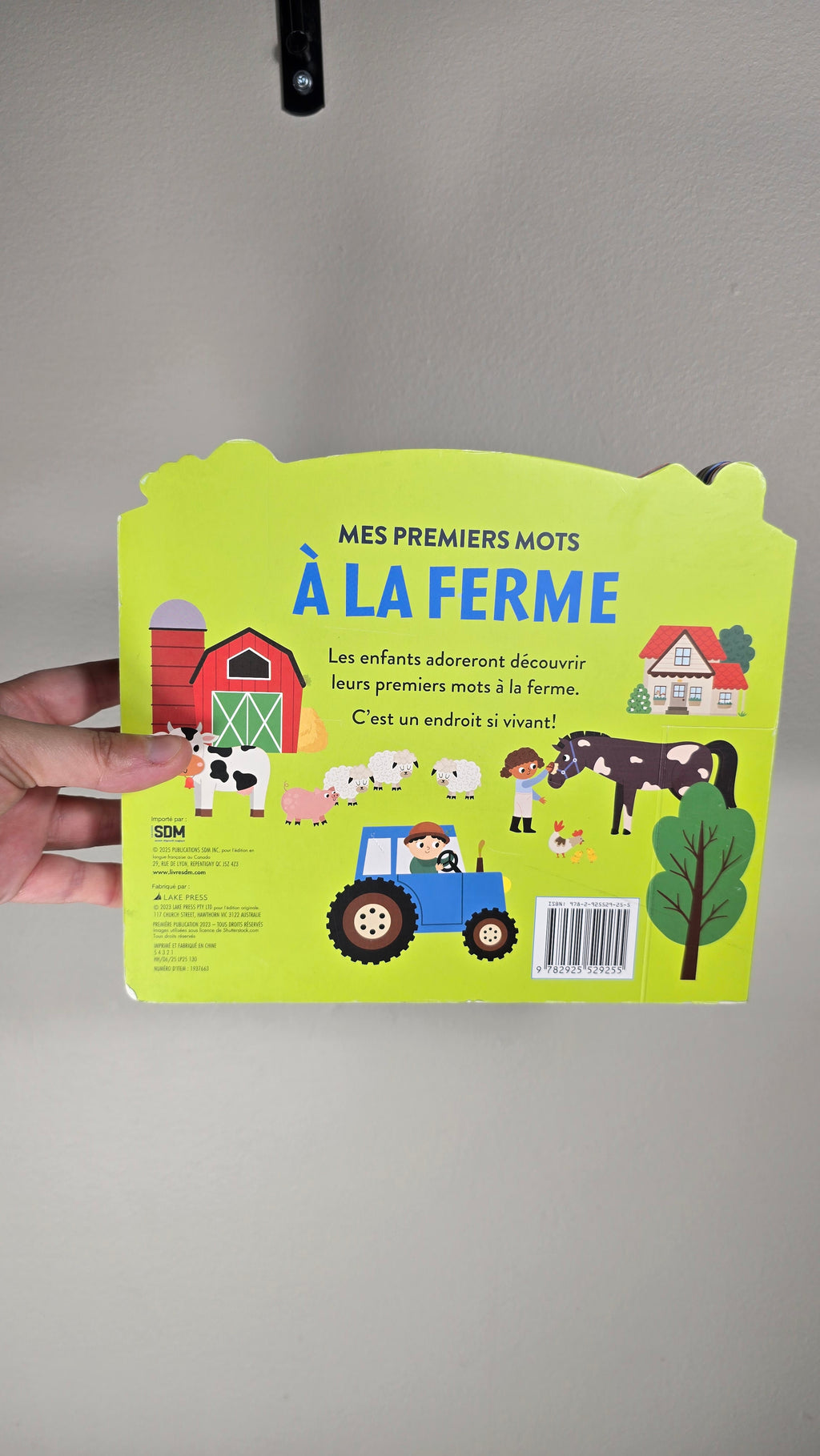 Livre Mes premiers mots - À la ferme