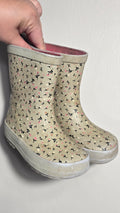 Bottes de pluie fleuries non doublées | Marque inconnue | C6 *imparfaites