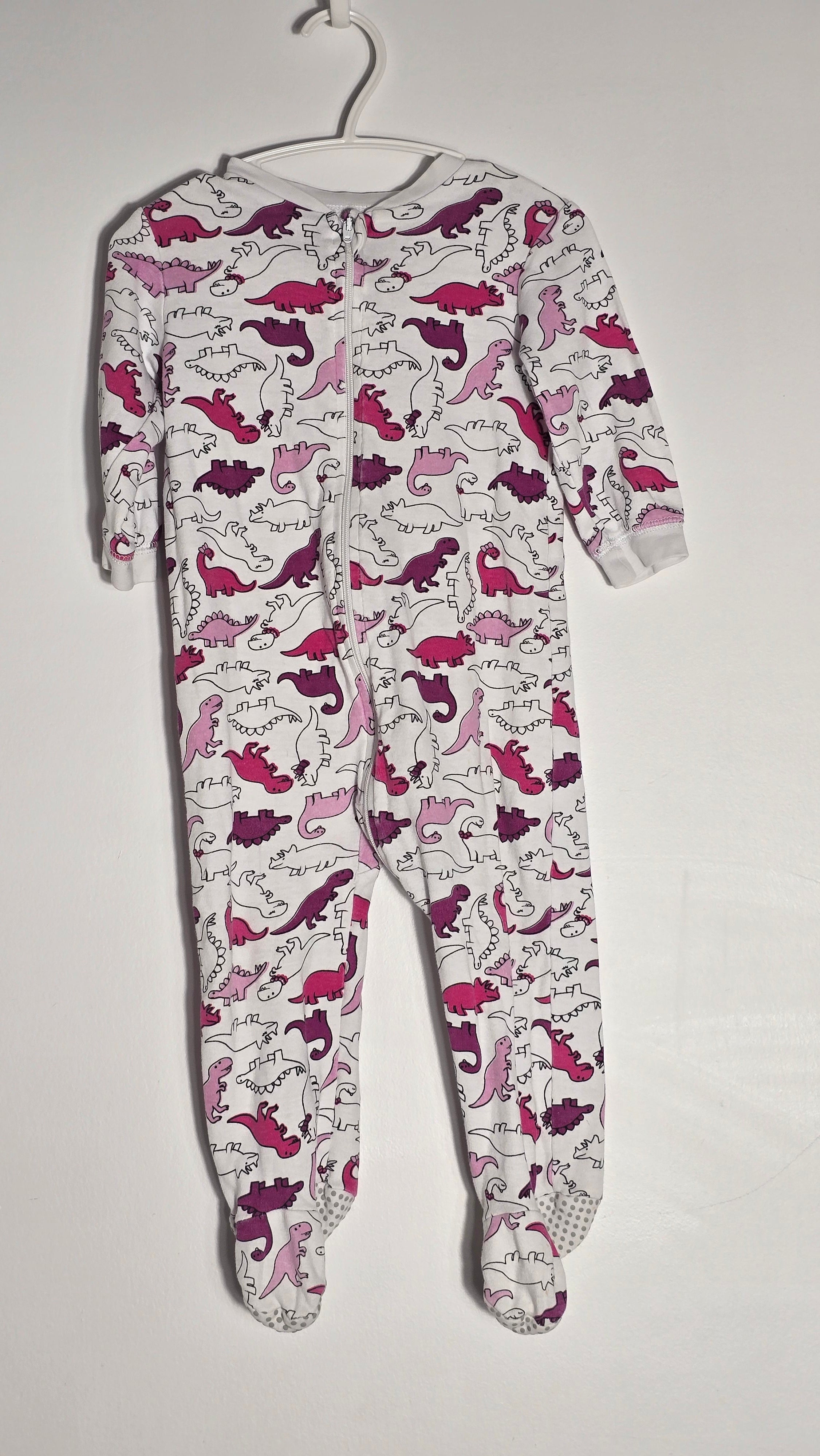 Pyjama une pièce dinosaures roses | George | 12-18 mois