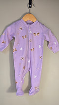 Organic cotton butterfly pyjamas | Pekkle | 3 months *Small stain