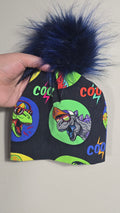 Tuque dinosaures | Confections Marielle Labarre | XS (env. 6 mois)