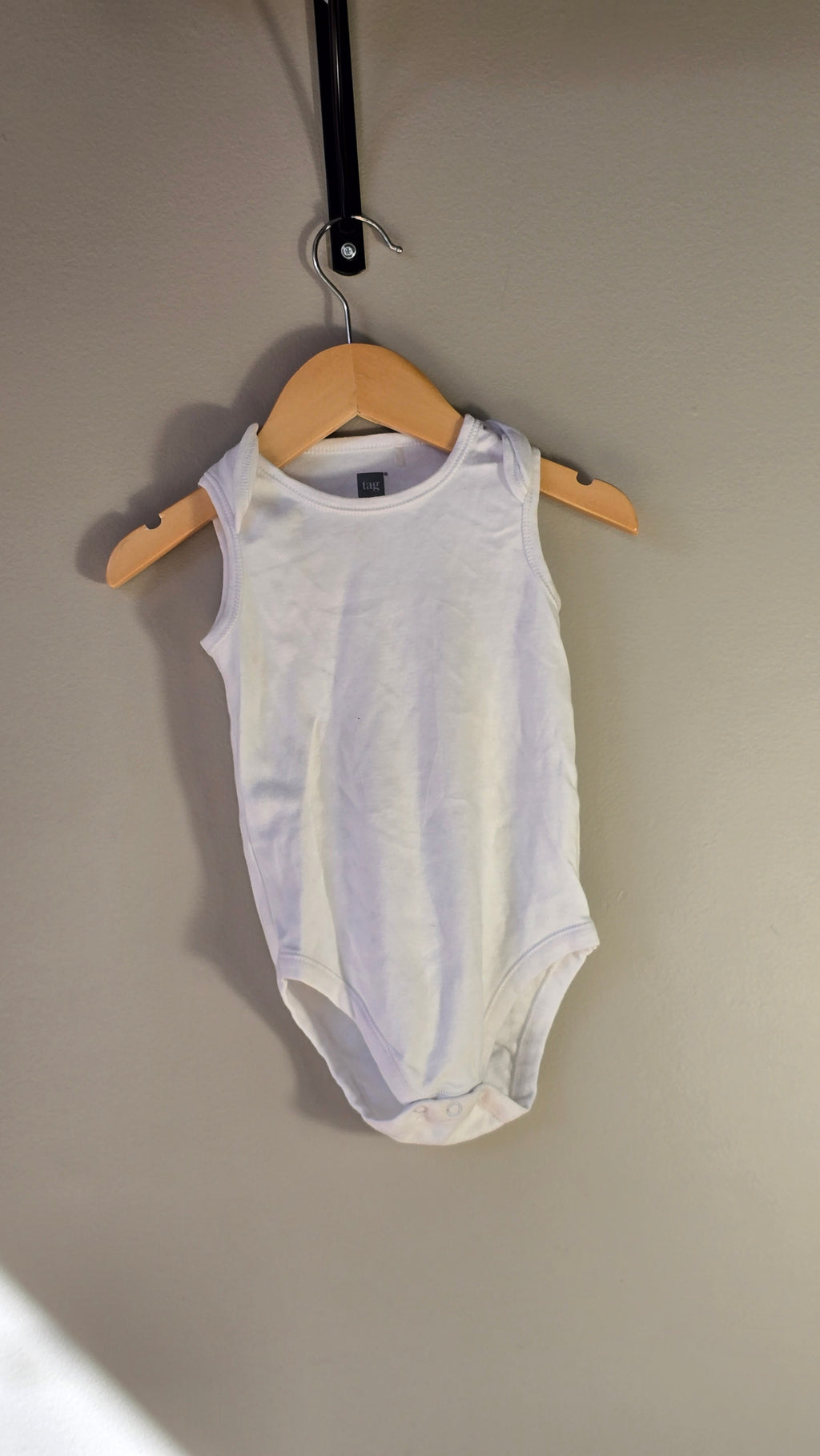 Lot de 2 cache-couches camisole blancs | TAG | 24 mois
